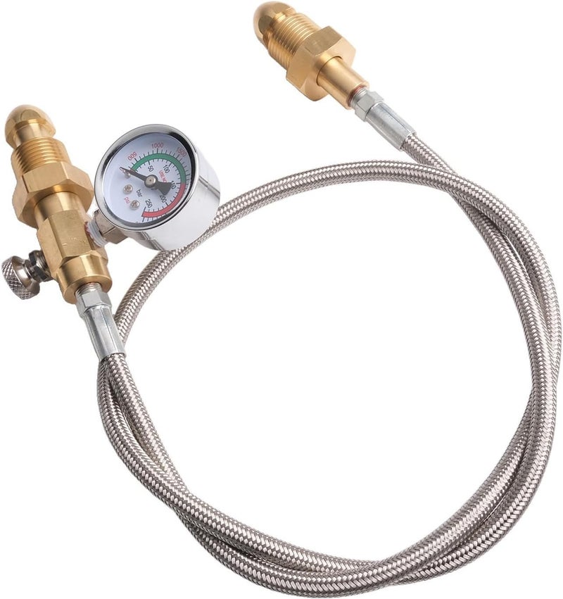 HOgardenME Heavy Duty Refill Hose For UK Argon Cylinder Bottle With 2000 Psi Maximum Pressure G 5/8" Connection Hoses RH For INT Connection(Type 2) - Image 3